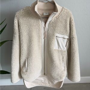 Varley Cream Sherpa Jacket